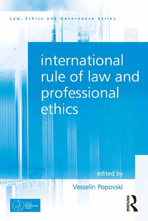 Produktbild: International Rule of Law and Professional Ethics