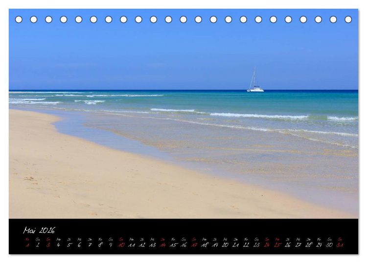 Produktbild: Fuerteventura (Tischkalender 2026 DIN A5 quer), CALVENDO Monatskalender