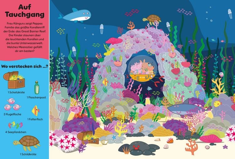 Produktbild: Peppa Pig: Wo ist Peppa? Mein Urlaubs-Wimmelbuch