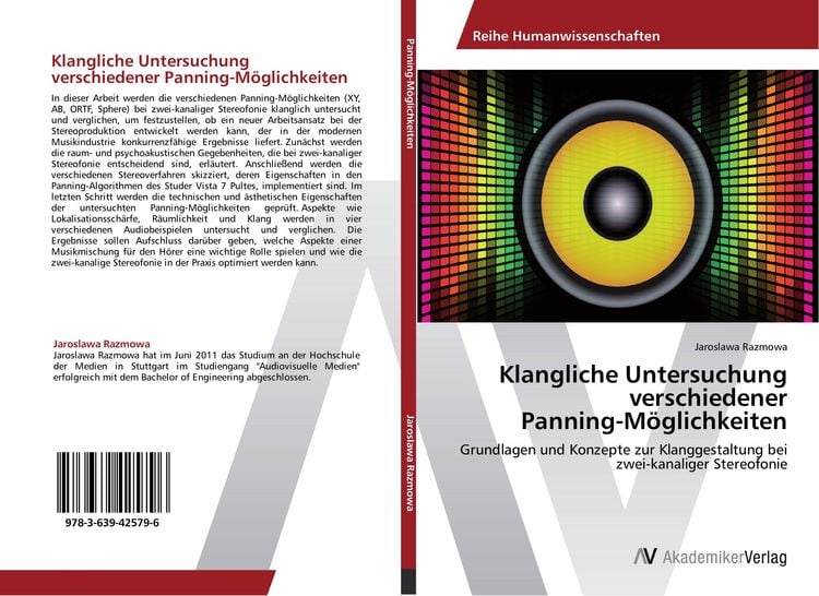 Produktbild: Klangliche Untersuchung verschiedener Panning-M&ouml;glichkeiten