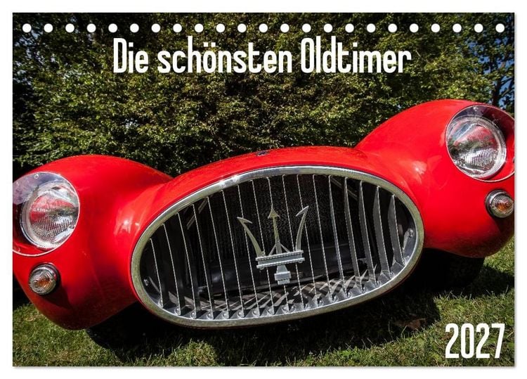 Produktbild: Die sch&ouml;nsten Oldtimer 2027 (Tischkalender 2027 DIN A5 quer), CALVENDO Monatskalender