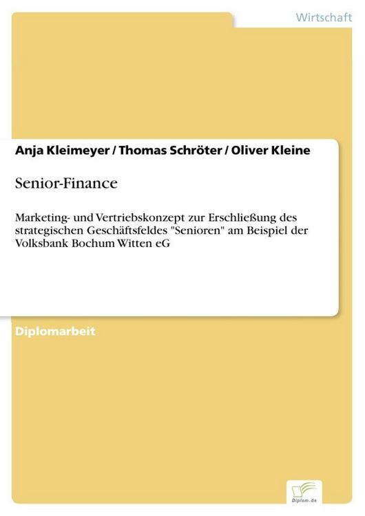 Produktbild: Senior-Finance