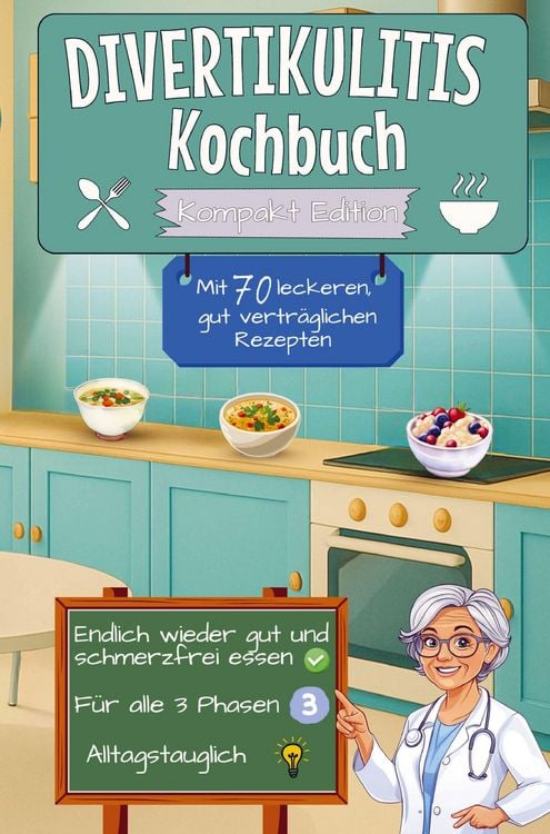 Produktbild: Divertikulitis Kochbuch mit 70 leckeren, gut vertr&auml;glichen Rezepten