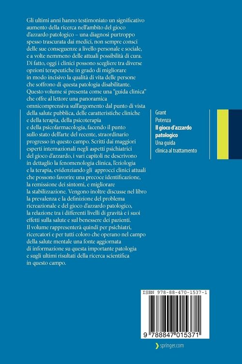 Produktbild: Il gioco d'azzardo patologico