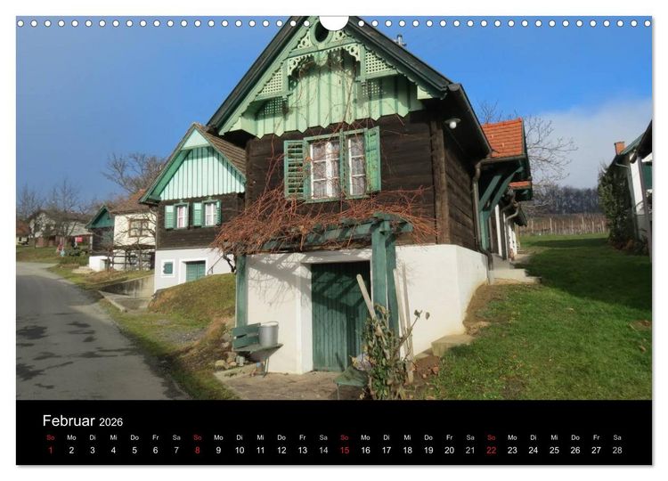 Produktbild: Weinidylle im S&uuml;dburgenland (Wandkalender 2026 DIN A3 quer), CALVENDO Monatskalender