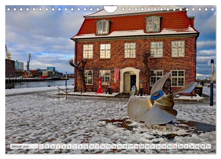 Produktbild: Wismar &ndash; Eine Hansestadt mit Charme (Wandkalender 2026 DIN A4 quer), CALVENDO Monatskalender