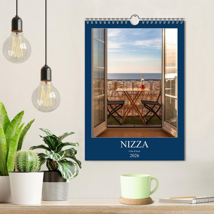 Produktbild: Nizza &ndash; Cote d'Azur 2026 (Wandkalender 2026 DIN A4 hoch), CALVENDO Monatskalender