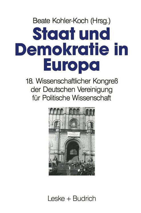 Produktbild: Staat und Demokratie in Europa