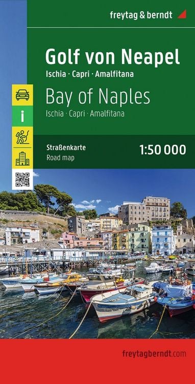 Produktbild: Golf von Neapel - Ischia - Capri - Amalfitana 1 : 50 000 Autokarte