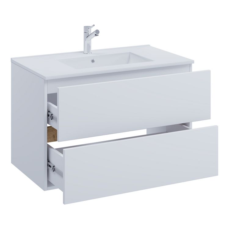 Produktbild: 2 tlg. Badm&ouml;bel-Set mit Waschbecken Cosila-I 81 cm