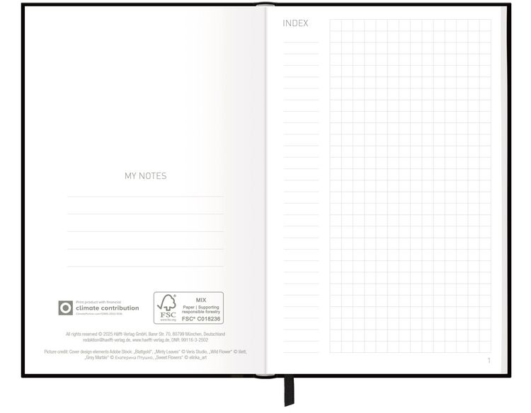 Produktbild: Paper&you Notizbuch kariert A6+