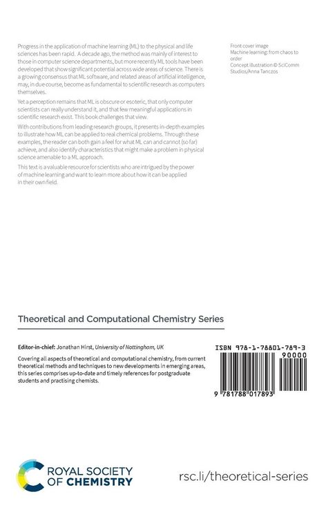 Produktbild: Machine Learning in Chemistry