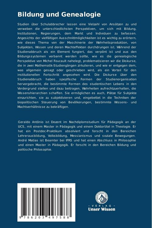 Produktbild: Bildung und Genealogie