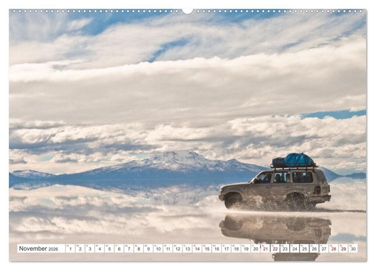Produktbild: S&Uuml;DAMERIKA Eine Bilderreise durch Argentinien, Bolivien, Peru und Chile 2026 (hochwertiger Premium Wandkalender 2026 DIN A2 quer), Kunstdruck in Hochglanz