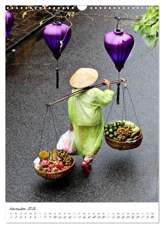 Produktbild: Leben in Vietnam 2026 (Wandkalender 2026 DIN A3 hoch), CALVENDO Monatskalender