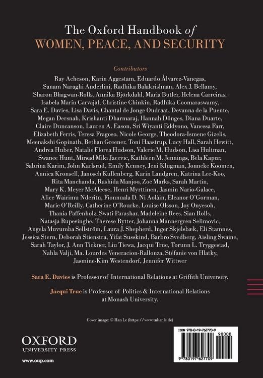 Produktbild: Oxford Handbook of Women, Peace, and Security