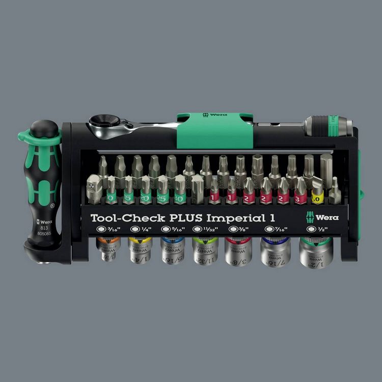 Produktbild: Wera Tool-Check PLUS Imperial 1 05049060001 Torq-Bit 39teilig