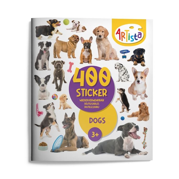 Produktbild: Artista - Stickerbuch Hunde