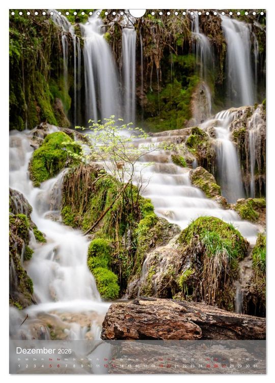 Produktbild: Bad Urach Wasserf&auml;lle (Wandkalender 2026 DIN A3 hoch), CALVENDO Monatskalender