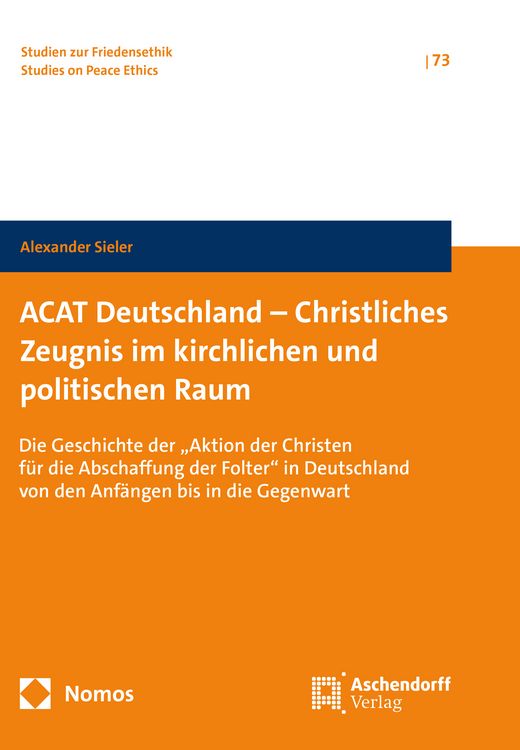 Produktbild: ACAT Deutschland - Christliches Zeugnis im kirchlichen und politischen Raum
