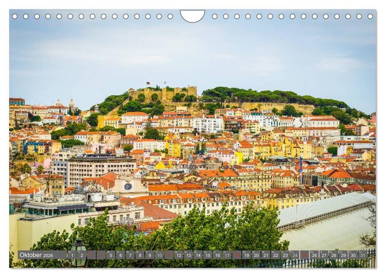 Produktbild: Metropole Lissabon (Wandkalender 2026 DIN A4 quer), CALVENDO Monatskalender