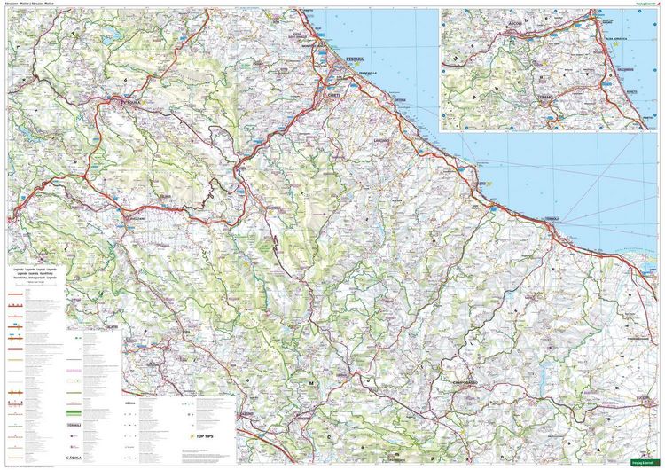 Produktbild: Freytag & berndt Stra&szlig;enkarte Abruzzen - Molise 1:150.000