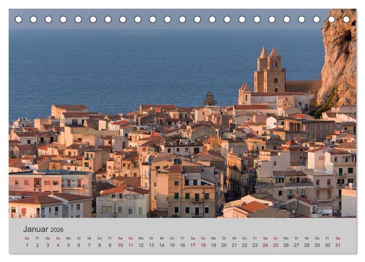 Produktbild: Sizilien 2026 (Tischkalender 2026 DIN A5 quer), CALVENDO Monatskalender