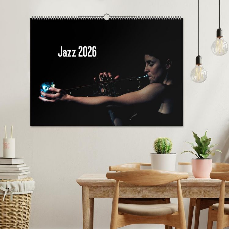 Produktbild: Jazz 2026 (Wandkalender 2026 DIN A2 quer), CALVENDO Monatskalender