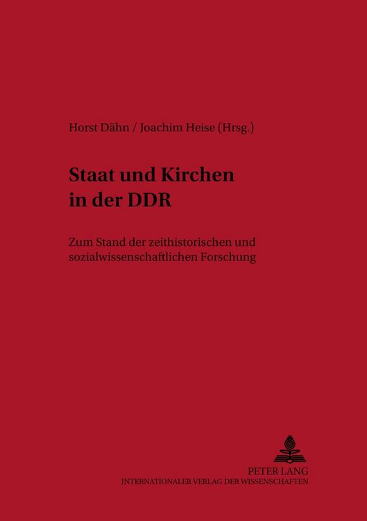 Produktbild: Staat und Kirchen in der DDR