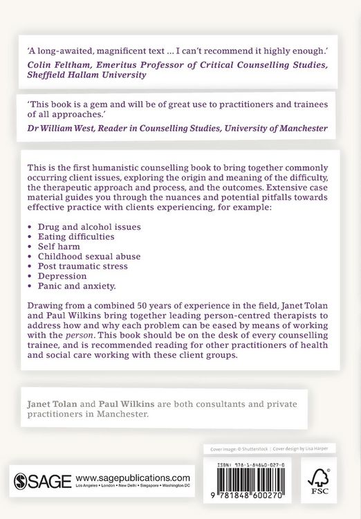 Produktbild: Client Issues in Counselling and Psychotherapy