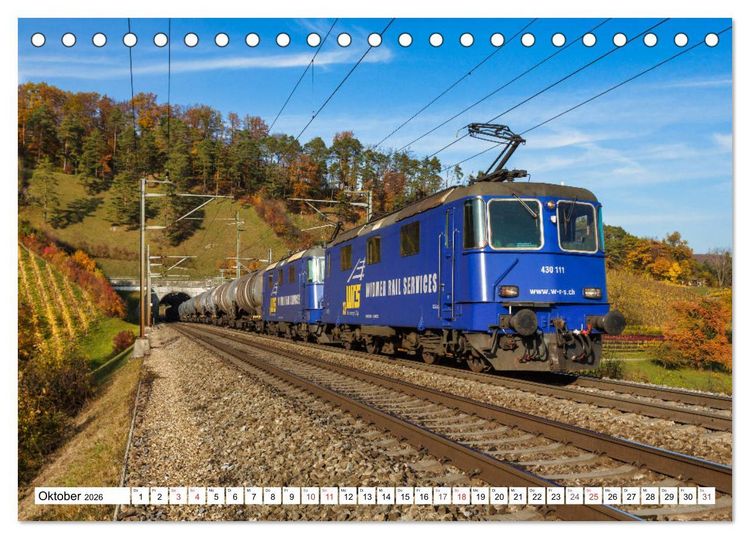 Produktbild: F&uuml;r G&uuml;ter die Bahn (Tischkalender 2026 DIN A5 quer), CALVENDO Monatskalender