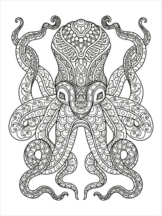 Produktbild: Mein Mandala-Tier-Malbuch &ndash; Unterwassertr&auml;ume