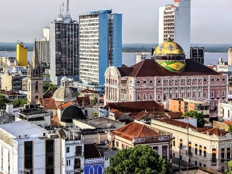 Produktbild: CALVENDO Puzzle Teatro Amazonas Manaus | 1000 Teile Lege-Gr&ouml;&szlig;e 64x48cm Foto-Puzzle f&uuml;r gl&uuml;ckliche Stunden