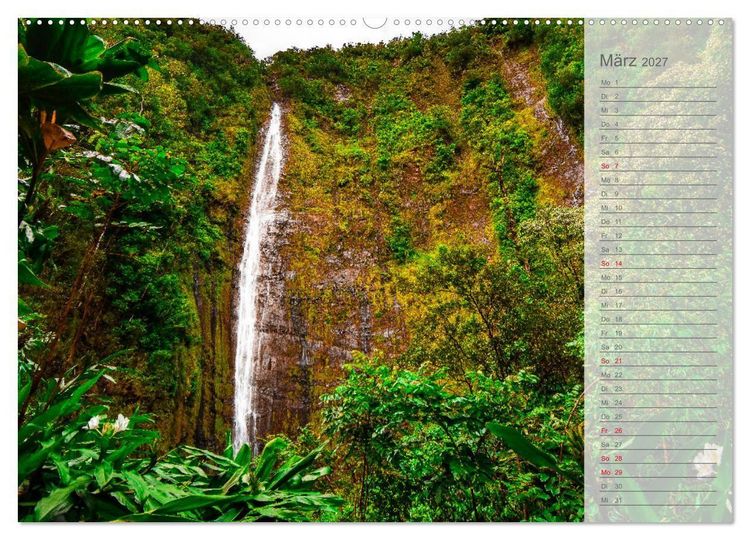 Produktbild: Malerisches Hawaii (Wandkalender 2027 DIN A2 quer), CALVENDO Monatskalender