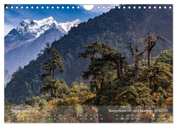 Produktbild: NEPAL - rund um die Annapurna (Wandkalender 2026 DIN A4 quer), CALVENDO Monatskalender
