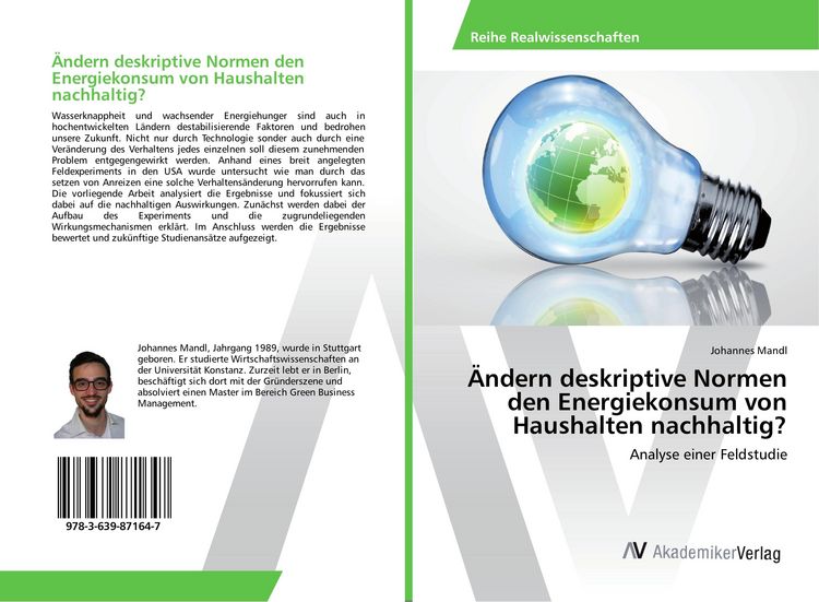 Produktbild: &Auml;ndern deskriptive Normen den Energiekonsum von Haushalten nachhaltig?