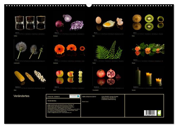 Produktbild: Ver&auml;ndertes (Wandkalender 2026 DIN A2 quer), CALVENDO Monatskalender