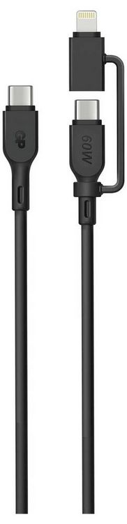 Produktbild: GP USB-Kabel USB-C&reg;, Apple Lightning Stecker 1.50m Schwarz GPCBCXBPBKUSB964
