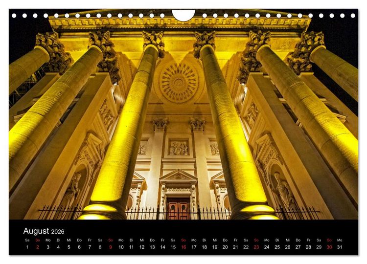 Produktbild: Berlin bei Nacht (Wandkalender 2026 DIN A4 quer), CALVENDO Monatskalender