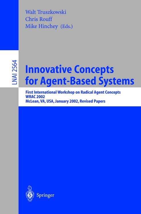 Produktbild: Innovative Concepts for Agent-Based Systems