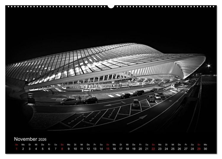 Produktbild: Black-Schwarz-Noir 2026 (Wandkalender 2026 DIN A2 quer), CALVENDO Monatskalender
