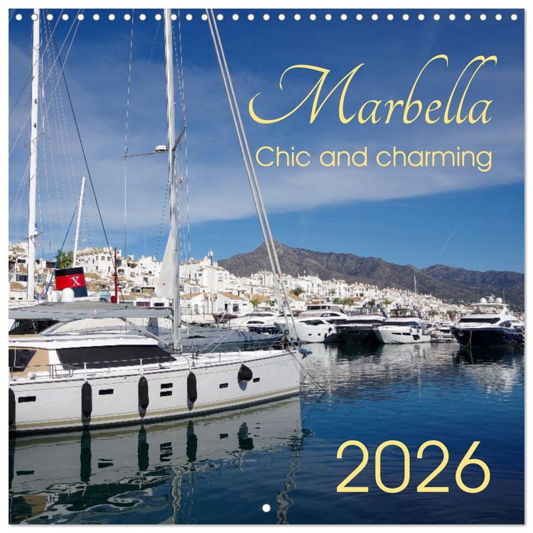 Produktbild: Marbella - Chic and Charming (Wall Calendar 2026 12 &times; 12 Inch) CALVENDO 12 Month Wall Calendar