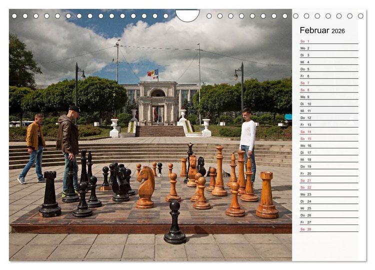 Produktbild: Chisinau (Wandkalender 2026 DIN A4 quer), CALVENDO Monatskalender