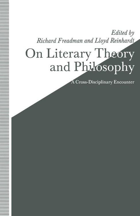 Produktbild: On Literary Theory and Philosophy