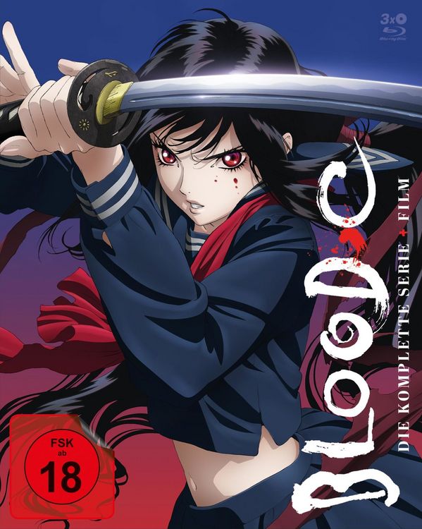 Produktbild: Blood C - Die komplette Serie plus der Film: The Last Dark [3 BRs]