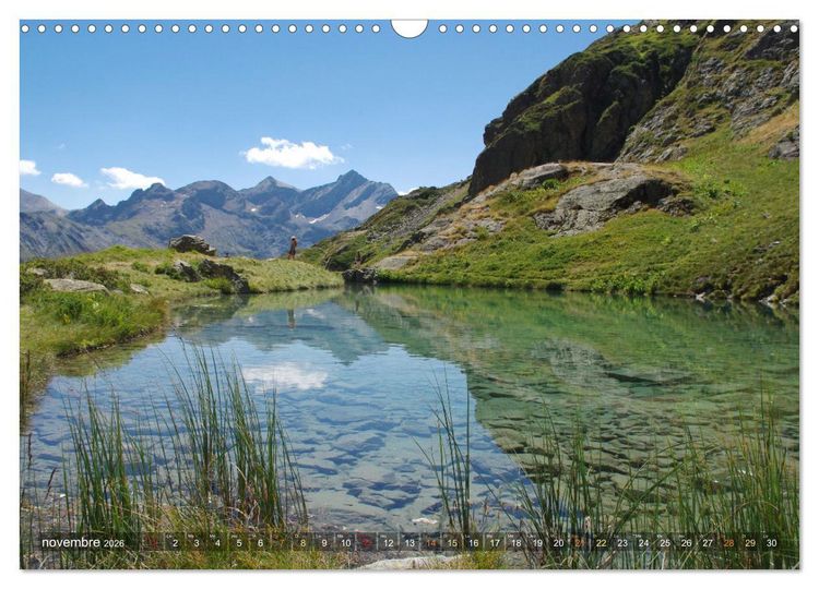 Produktbild: Le paradis des lacs de montagne (Calendrier mural 2026 DIN A3 vertical), CALVENDO calendrier mensuel