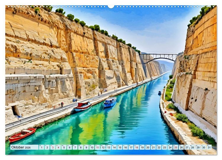 Produktbild: Kalimera Griechenland (hochwertiger Premium Wandkalender 2026 DIN A2 quer), Kunstdruck in Hochglanz