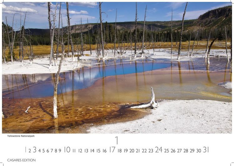 Produktbild: Nationalparks USA Kalender 2027 &ndash; Wandkalender | Fotokalender Nordamerika 35x50cm &ndash; Beeindruckende Landschaften & Wildnis auf 12 Monatsbl&auml;ttern, dekorativ & inspirierend