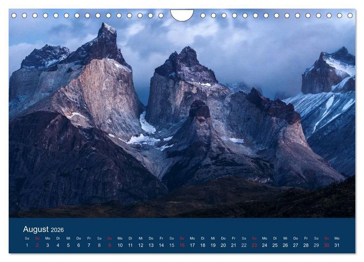 Produktbild: Patagonien-Land der Extreme (Wandkalender 2026 DIN A4 quer), CALVENDO Monatskalender