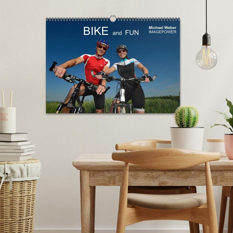Produktbild: BIKE and FUN (Wandkalender 2026 DIN A3 quer), CALVENDO Monatskalender